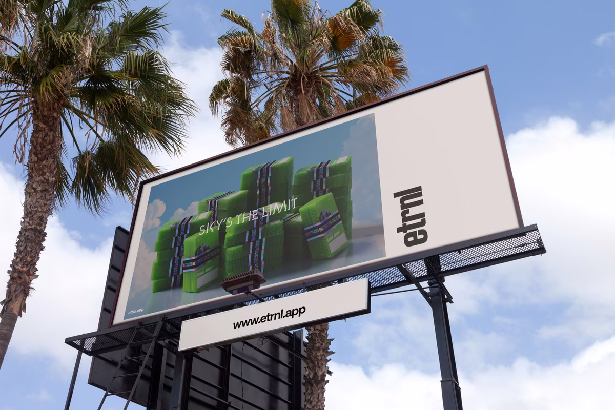 Stacks on Stacks ETRNL billboard