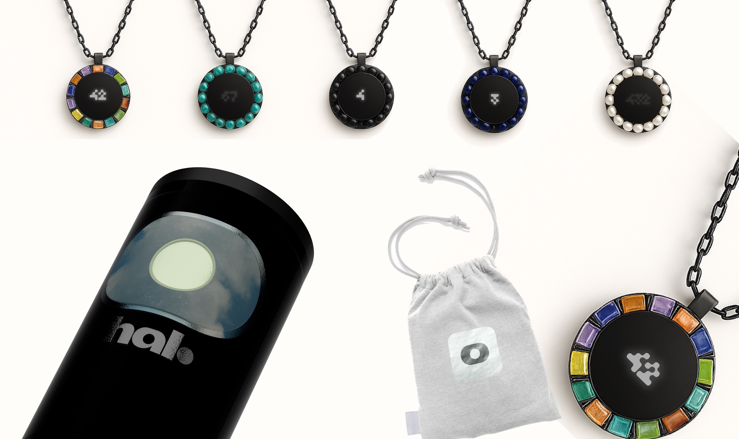 Habit Halo brand system overview - logo, palette, and product world